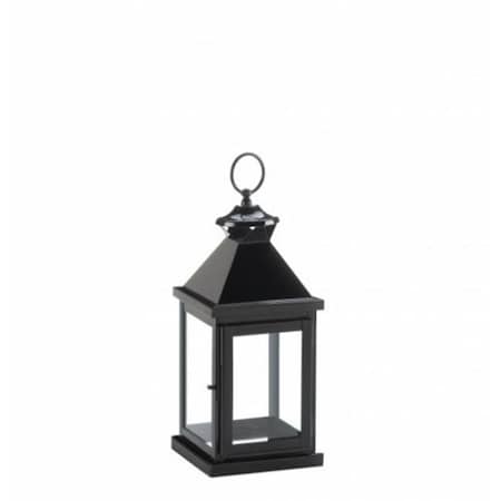 Gallery Of Light Gallery of Light 10019027 Glossy Lantern; Black - Small 10019027
